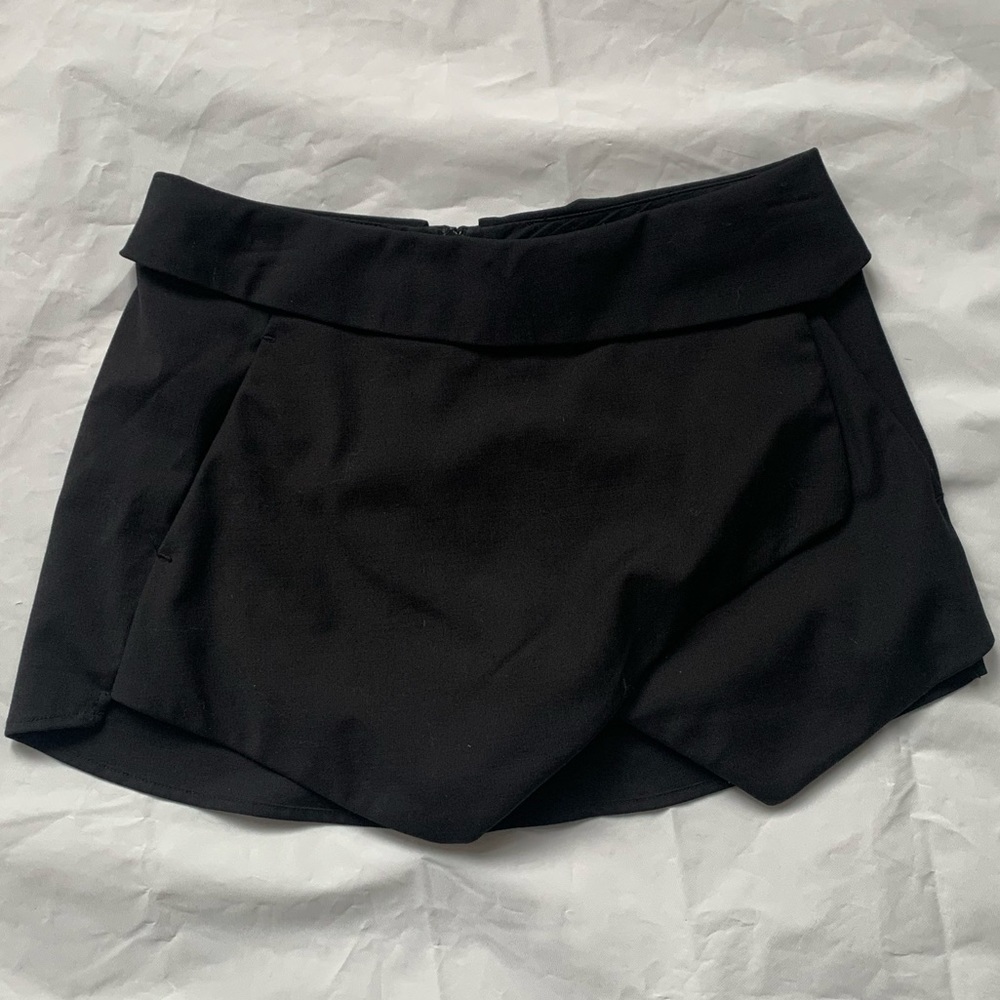 Talula Black Crossfront Skort - Black Size 0